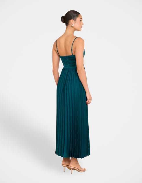 Evgeniya Pleated Maxi Dress